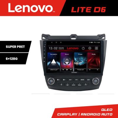 Navigatie Honda Accord 2004-2008 Lenovo Kit-ACCORD cu Android Radio Bluetooth Internet 8 core 6+128