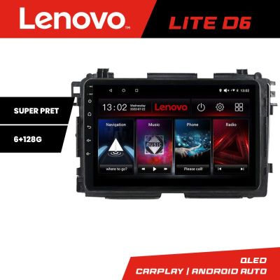 Navigatie Hyundai I10 2013-2019 Lenovo Kit-HY38 8 core 6+128 GB Android Waze USB Navigatie Internet Youtube Radio