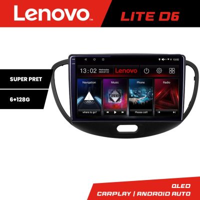 Navigatie Hyundai I20 2011-2014 manual si automat Android radio gps internet 8 core 6+128 Lenovo