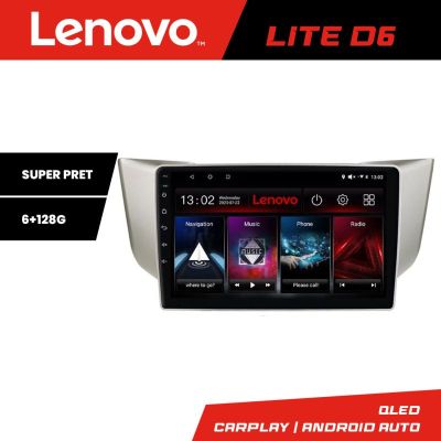 Navigatie Lexus RX 2003-2009 Lenovo Kit- rx-03 8 core 6+128 GB Android Waze USB Navigatie Internet Youtube Radio