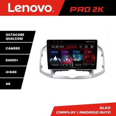 Sistem Multimedia MP5 Chevrolet Captiva 2012-2018 Manual Lenovo Kit-109 8 core QLED 2K 4+64 360 Android Waze USB Navigatie Internet Youtube Radio