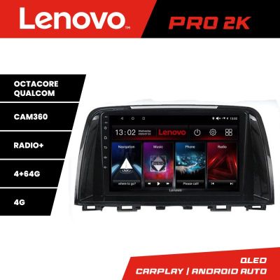 Navigatie Isuzu D-Max Quad Core Lenovo Kit-2234 8 core QLED 2K 4+64 360 Android Waze USB Navigatie Internet Youtube Radio v1