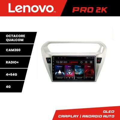 Navigatie Seat Leon MIB Quad Core Lenovo Kit-306 8 core QLED 2K 4+64 360 Android Waze USB Navigatie Internet Youtube Radio