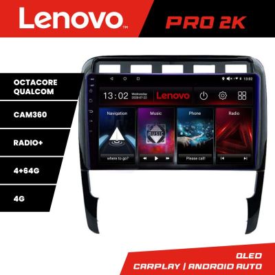 Navigatie Toyota Prado 2007- Lenovo Kit-456 8 core QLED 2K 4+64 360 Android Waze USB Navigatie Internet Youtube Radio