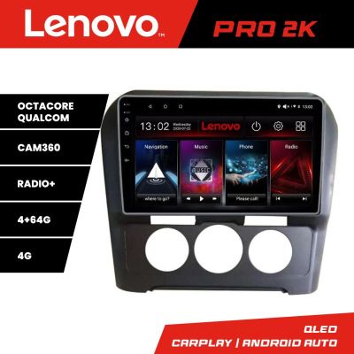 Navigatie Citroen C4 cu clima manuala 2015-2018 Lenovo Kit-C4-AC 8 core QLED 2K 4+64 360 Android Waze USB Navigatie Internet Youtube Radio