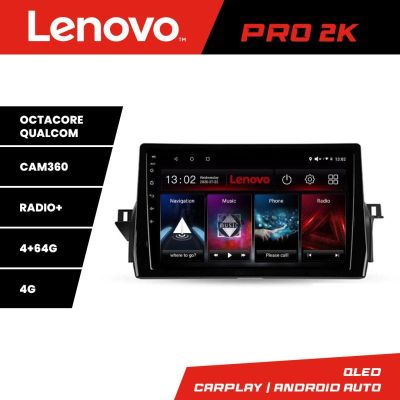 Navigatie Toyota Camry 2021- Lenovo Kit-camry2021 8 core QLED 2K 4+64 360 Android Waze USB Navigatie Internet Youtube Radio