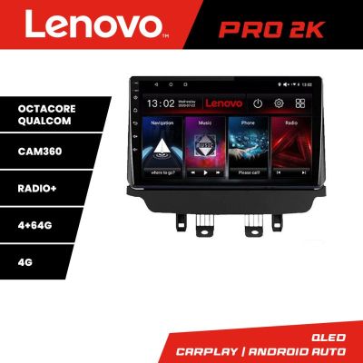 Navigatie Mazda CX-3 Mazda 2 2014-2020 Android radio gps internet 8 core QLED 2K 4+64 360 Lenovo