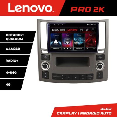 Navigatie Hyundai Genesis 8 core QLED 2K 4+64 360 Quad Core Android Waze USB Navigatie Internet Youtube Radio Lenovo