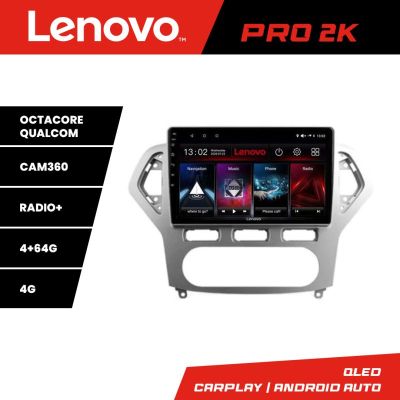 Navigatie Ford Mondeo 2006-2010 Lenovo Kit-MONDEO-AC 8 core QLED 2K 4+64 360 Android Waze USB Navigatie Internet Youtube Radio