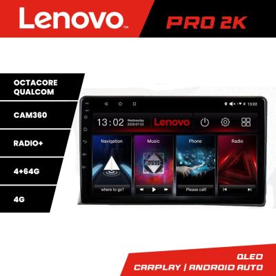 Navigatie MARCA Android radio gps internet 8 core QLED 2K 4+64 360 Lenovo