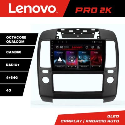 Navigatie Nissan Navara Pathfinder 2005-2010 Lenovo Kit-NAV5 8 core QLED 2K 4+64 360 Android Waze USB Navigatie Internet Youtube Radio