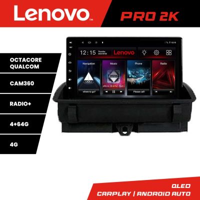 Navigatie MARCA Android radio gps internet 8 core QLED 2K 4+64 360 Lenovo