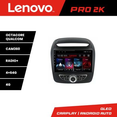 Navigatie Kia Soul 2020- Lenovo Kit-soul 8 core QLED 2K 4+64 360 Android Waze USB Navigatie Internet Youtube Radio