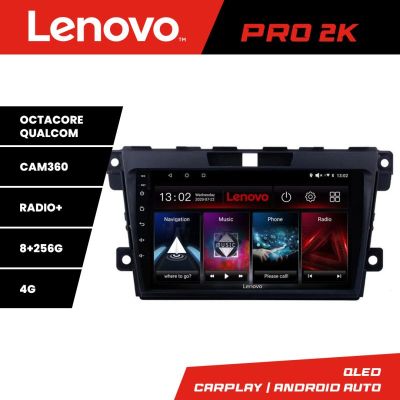 Navigatie Dacia Duster 2010-2012 Lenovo Kit-099 8 core QLED 2K 8+256 360 Android Waze USB Navigatie Internet Youtube Radio