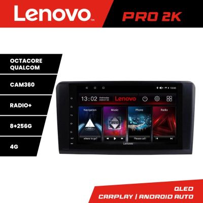 Navigatie Kia Picanto 2011-2015 Lenovo Kit-217 8 core QLED 2K 8+256 360 Android Waze USB Navigatie Internet Youtube Radio