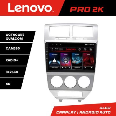 Navigatie Dodge Caliber 2006-2010 Lenovo Kit-caliber-06 8 core QLED 2K 8+256 360 Android Waze USB Navigatie Internet Youtube Radio