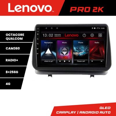 Navigatie Mercedes C W203 2000-2004 Lenovo Kit-clk 8 core QLED 2K 8+256 360 Android Waze USB Navigatie Internet Youtube Radio