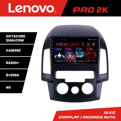 Navigatie Hyundai I40 Android radio gps internet 8 core QLED 2K 8+256 360 Lenovo