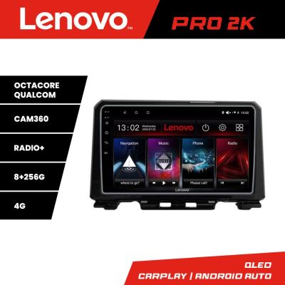 Navigatie Suzuki Jimny 2018- Lenovo Kit-JIMNY 8 core QLED 2K 8+256 360 Android Waze USB Navigatie Internet Youtube Radio