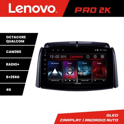 Navigatie Toyota Land Cruiser L100 2002-2008 Lenovo Kit-L100 8 core QLED 2K 8+256 360 Android Waze USB Navigatie Internet Youtube Radio