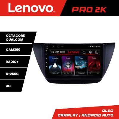 Navigatie Dacia Logan 1 2003-2010 Lenovo Kit-logan 8 core QLED 2K 8+256 360 Android Waze USB Navigatie Internet Youtube Radio