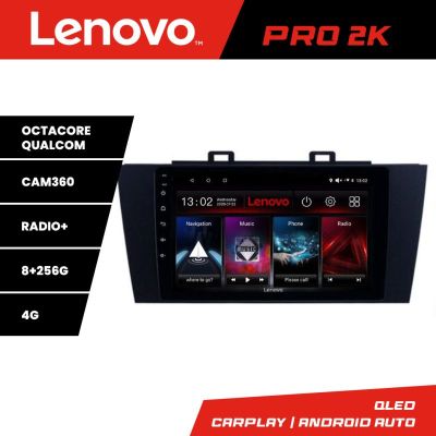 Navigatie Peugeot 207 Lenovo Kit-PE01 8 core QLED 2K 8+256 360 Android Waze USB Navigatie Internet Youtube Radio