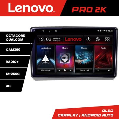 Navigatie Isuzu DMAX 2020- Lenovo Kit-DMAX20 8 core QLED 2K 12+256 360 Android Waze USB Navigatie Internet Youtube Radio