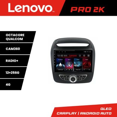 Navigatie Kia Soul 2020- Lenovo Kit-soul 8 core QLED 2K 12+256 360 Android Waze USB Navigatie Internet Youtube Radio