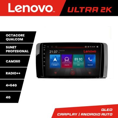 Navigatie Mercedes Clasa R Lenovo Kit-215 8 core QLED Qualcomm 4+64 360 Android Waze USB Navigatie Internet Youtube Radio