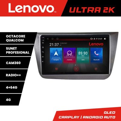 Navigatie Seat Altea 2005-2014 Android radio gps internet 8 core QLED Qualcomm 4+64 360 Lenovo