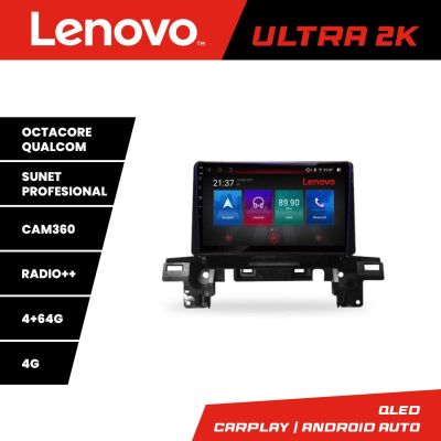 Navigatie Mazda CX5 2018-2020 Lenovo Kit-cx5 8 core QLED Qualcomm 4+64 360 Android Waze USB Navigatie Internet Youtube Radio