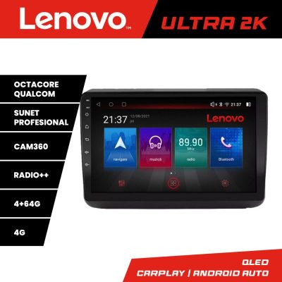 Navigatie Jeep Grand Cherokee 2014-2019 Lenovo Kit-JGG 8 core QLED Qualcomm 4+64 360 Android Waze USB Navigatie Internet Youtube Radio