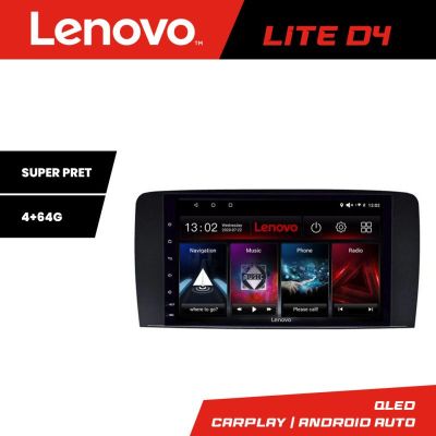 Navigatie Mercedes Clasa R Lenovo Kit-215 4+64 GB Android Waze USB Navigatie Internet Youtube Radio