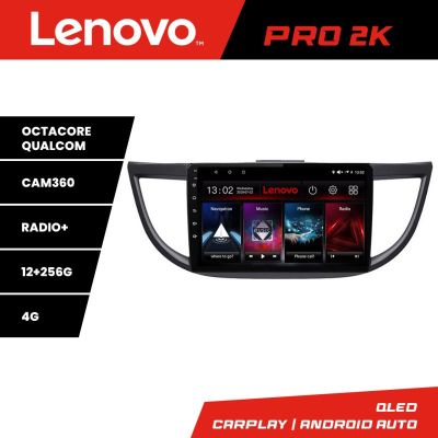 Navigatie Honda CRV 2012-2016 Lenovo Kit-469 8 core QLED 2K 12+256 360 Android Waze USB Navigatie Internet Youtube Radio