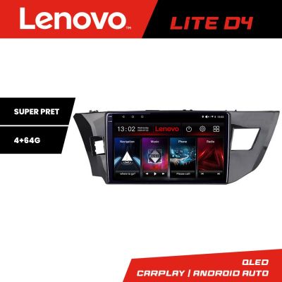 Navigatie Toyota Corolla 2013-2017 Lenovo Kit-470 4+64 GB Android Waze USB Navigatie Internet Youtube Radio