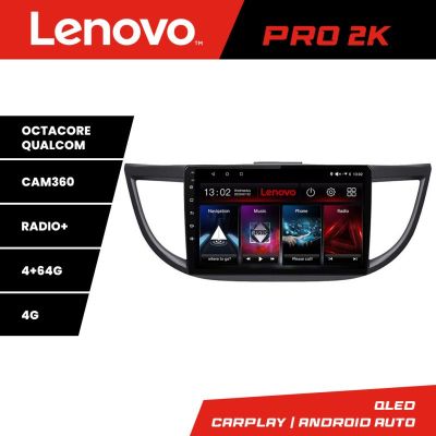 Navigatie Honda CRV 2012-2016 Lenovo Kit-469 8 core QLED 2K 4+64 360 Android Waze USB Navigatie Internet Youtube Radio