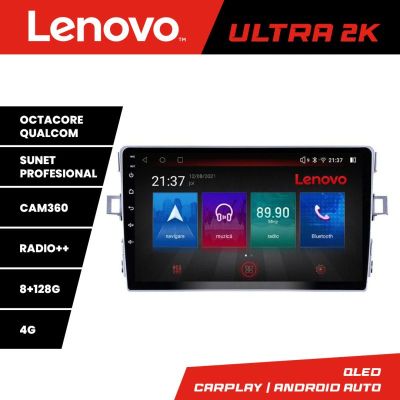 Navigatie Toyota Verso 2011-2016 M-133 Octa Core Android Radio Bluetooth GPS WIFI/4G DSP 2K 8+128GB 360 Toslink