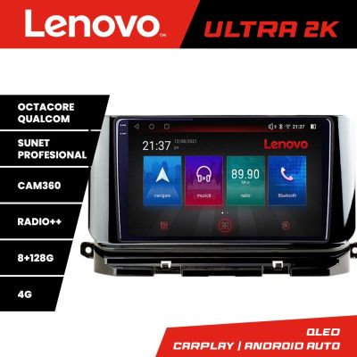 Navigatie Skoda Octavia 4 2020-2024 Octacore, 8 Gb RAM, 128 Gb Hdd, 4G, Qled 2K, DSP, Carplay AA, 360,Bluetooth