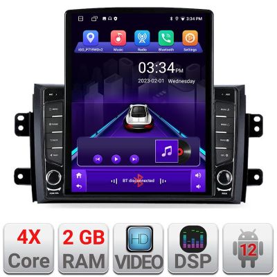 Navigatie Suzuki SX4 2006-2013 KIT-124 ecran tip TESLA 9.7" cu Android Radio Bluetooth Internet GPS WIFI 2+32 DSP Quad