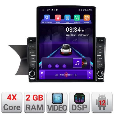 Navigatie Mercedes C W204 NTG4.5 KIT-w204-N45 ecran tip TESLA 9.7" cu Android Radio Bluetooth Internet GPS WIFI 2+32 DSP Quad