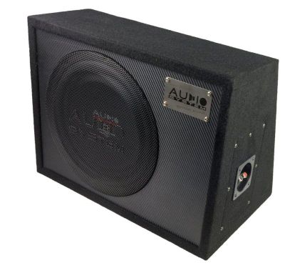 Subwoofer activ flat cu incinta 20L Audio System R 10 FLAT G ACTIVE EVO2, 240 watts, 4 ohm, 250 mm, 10", bass reflex cu amplificator incorporat