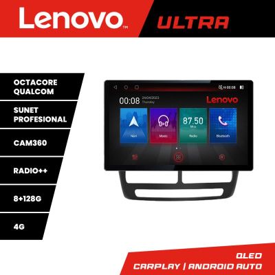 Navigatie Fiat Doblo 2010-2017 KIT-DOBLO10v1 Lenovo 8+128 Qualcomm 2K 13 inch android 4G DSP