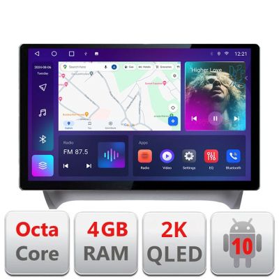 Navigatie dedicata Audi TT 2004-2011 Quad Core N-078 Edonav ecran 13" 2K 8 si 128 Android Waze USB Navigatie 4G 360 Toslink Youtub