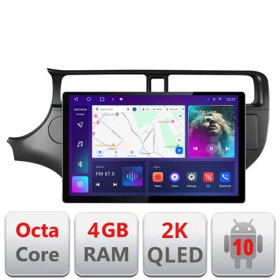 Navigatie dedicata Kia Rio 2011-2014 N-rio-11 Edonav ecran 13" 2K 8 si 128 Android Waze USB Navigatie 4G 360 Toslink Youtube Radio