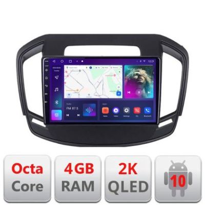 Navigatie Opel Insignia 2014-2016 C-338 Android Octa Core Ecran 2K QLED GPS 4G 4+32GB 360 KIT-338+EDT-E409-2K