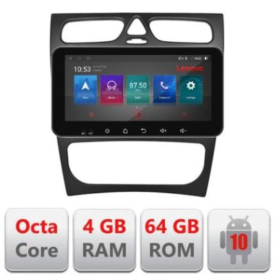 Navigatie Mercedes CLK facelift Android radio gps internet Octa Core 4+64 LTE ecran de 10.33' wide Kit-facelift+EDT-E511-PRO