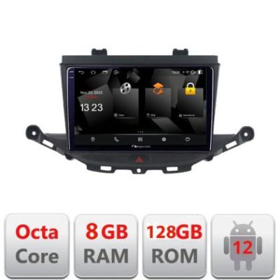 Navigatie Opel Astra K 5960Pro-ASTRAK Android Octa Core Qualcomm 2K Qled 8+128 DTS DSP 360 4G Optical