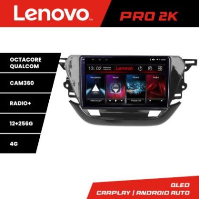 Navigatie Opel Corsa F 2019- Android radio gps internet 8 core QLED 2K 12+256 360 Lenovo