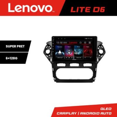 Navigatie Ford Mondeo 2010-2014 Lenovo Kit-MONDEO-CLIMA 8 core 6+128 GB Android Waze USB Navigatie Internet Youtube Radio