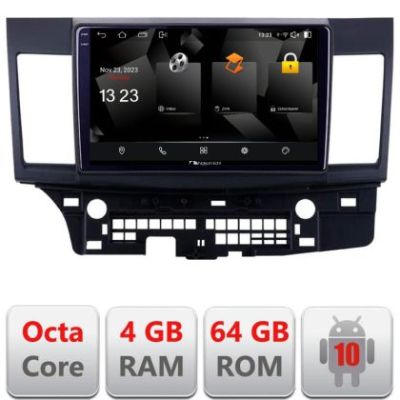 Navigatie Mitsubishi Lancer 5510-037 Android Octa Core 720p 4+64 DSP 360 camera carplay android auto